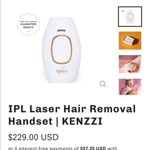 Kenzzi IPL laser hair removal